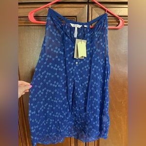Anthropologie (Zoa) Royal Blue tank top.